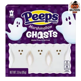   PEEPS MARSHMALLOW GHOSTS szellem formájú mályvacukor 85G Halloween