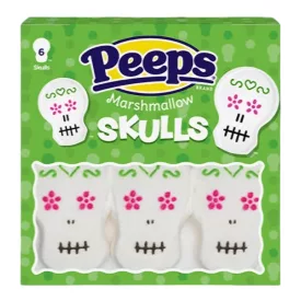   PEEPS MARSHMALLOW SKULLS koponya formájú mályvacukrok 85g Halloween