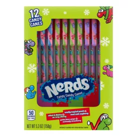   Nerds Holiday Candy Christmas Stocking ünnepi cukorkák Karácsonyi sétapálca (12db) 150g