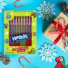 Nerds Holiday Candy Christmas Stocking ünnepi cukorkák Karácsonyi sétapálca (12db) 150g