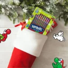 Nerds Holiday Candy Christmas Stocking ünnepi cukorkák Karácsonyi sétapálca (12db) 150g