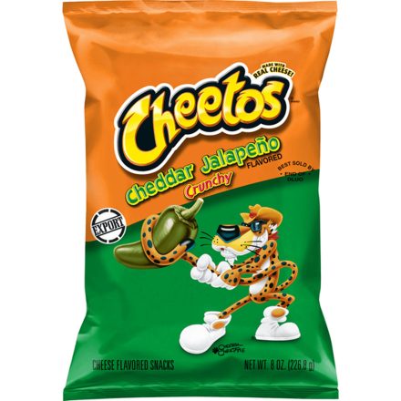 Cheetos Crunchy Cheddar Jalapeno chips 226g