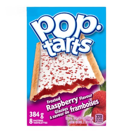 Kelloggs Pop Tarts Raspberry málnás sütemény 384g