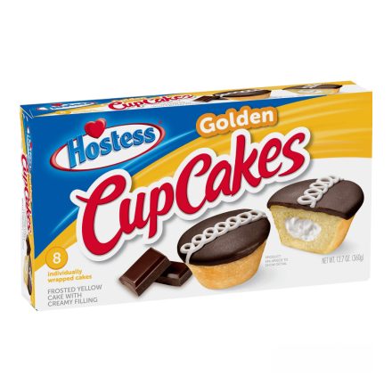 Hostess golden cupcakes (8db) 360g