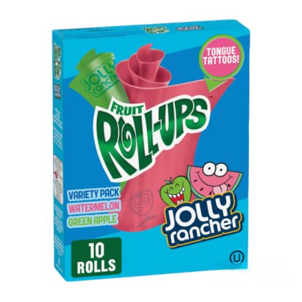 XJolly Rancher Fruit Roll ups felcsavarható gumicukor 141g