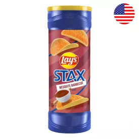 Lays Stax Mesquite BBQ ízesítésű chips 156g Amerika