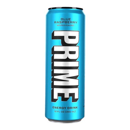 Prime Energy Blue Raspberry kék málna ízű zero energiaital 355ml