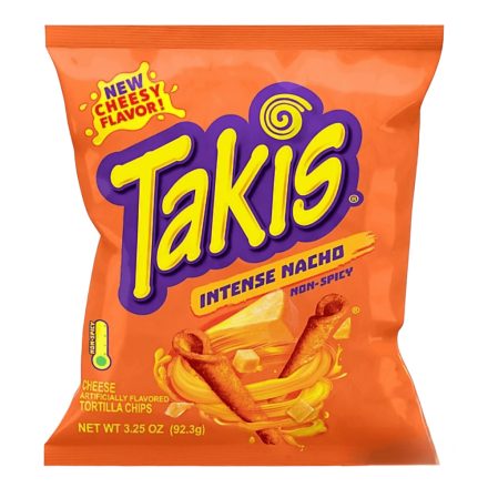 Takis Intense Nacho mexikói sajtos tortilla chips 92g