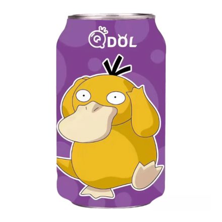 Qdol Pokemon Psyduck szőlő ízű üdítő 330ml