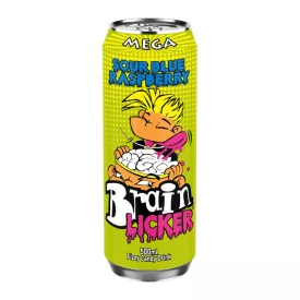  XBrain Licker Sour Blue Raspberry savanyú kék málna ízű üdítőital 500ml