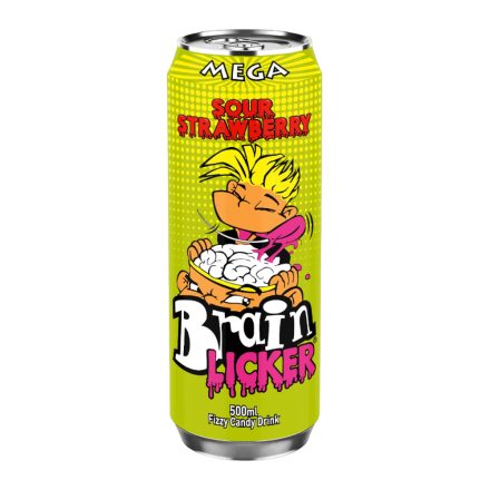 Brain Licker Sour Strawberry eper ízű üdítőital 500ml