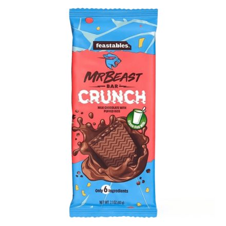 MrBeast Bar Crunch ropogós csokoládé 60g