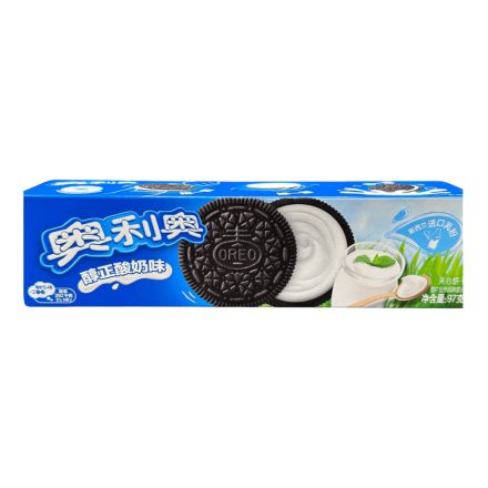 Oreo yoghurt krémmel töltött keksz Kína 97g