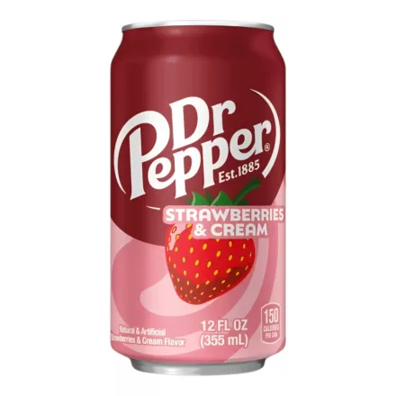 Dr Pepper Strawberries and Cream eperkrém és kóla ízű üdítőital 355ml Amerika