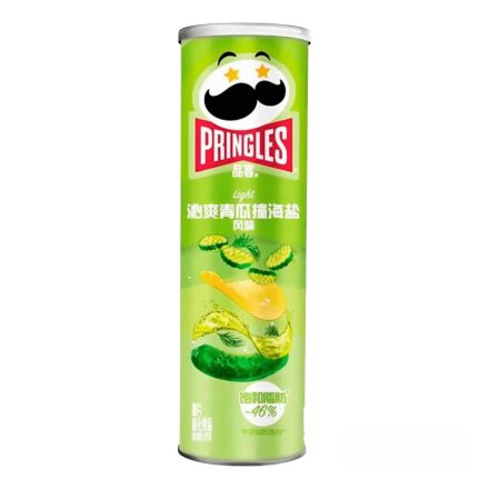 Pringles Cucumber and Sea Salt uborka és tengeri só ízű chips 115g