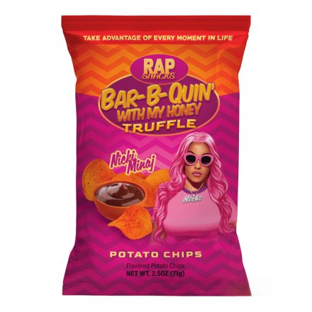 Rap Snack Nicki Minaj BBQ and Honey mézes BBQ ízű burgonyachips 71g