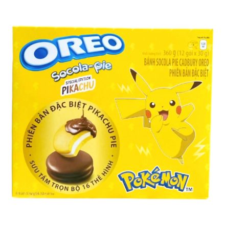 Oreo Cadbury Socola-Pie Pikachu csokis pite 360g