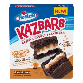   Hostess Kazbars Chocolate Caramel karamellás csokis sütemény 284g