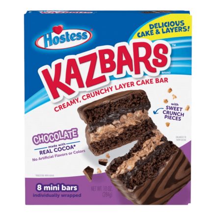 Hostess Kazbars Triple Chocolate tripla csokis sütemény 288g