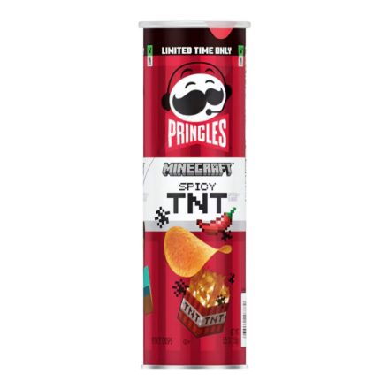 Pringles Minecraft Spicy TNT csípős chips 158g