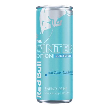 Red Bull Winter Edition Iced Cotton Candy vattacukor ízű zero energiaital 250ml