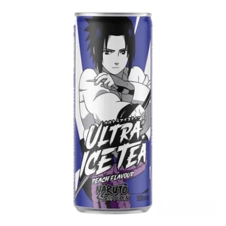 Naruto Sasuke Ultra Ice Tea Peach őszibarack ízben 330ml