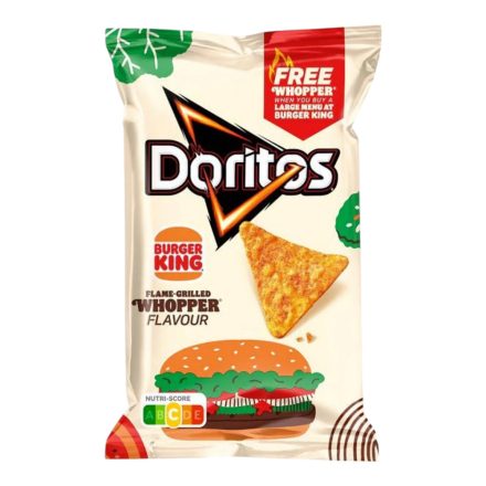 Do­ri­tos Flame-Grilled Whopper-Burger King tortilla chips 170g