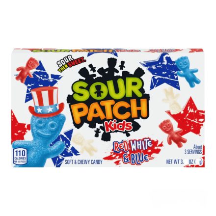 Sour Patch Kids Red White Blue édes savanyú gumicukor 87g