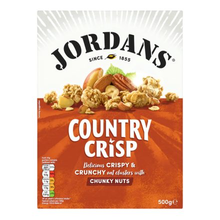 Jordans Country Crisp Chunky Nuts Gabonapehely többféle dióval 500g