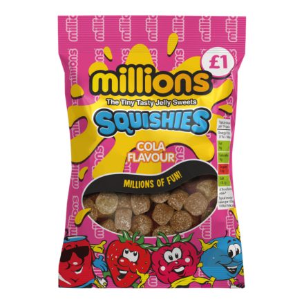 Millions Squishies Kóla ízű gumicukor 120g