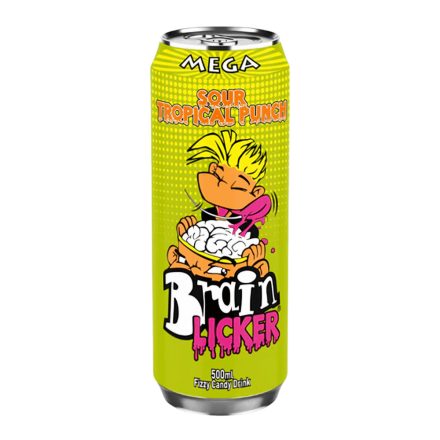 Brain Licker Sour Tropical punch ízű üdítőital 500ml