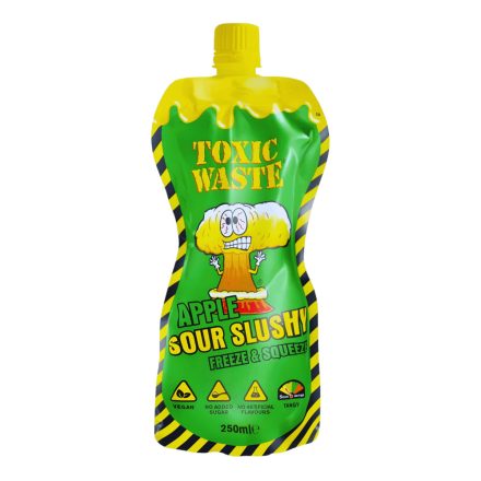 Toxic Waste Apple Sour Slushy alma ízű savanyú jégkása 250ml