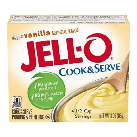 Jello Vanilla Cook and Serve vanília ízű puding 85g