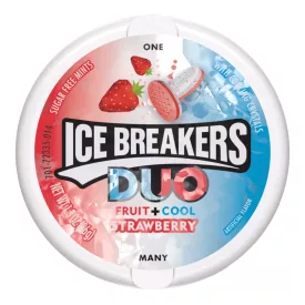   Ice Breakers Duo Strawberry eper ízű mentolos cukorka 36g Amerika