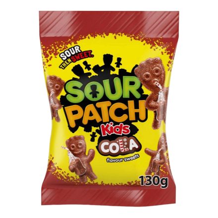 Sour Patch Kids Cola ízű savanyú gumicukor 130g