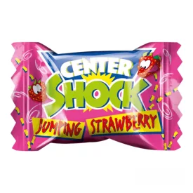 Center Shock Jumping savanyú epres töltött rágógumi 4g