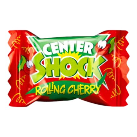 Center Shock Rolling Cherry cseresznye ízű savanyú rágó 4g