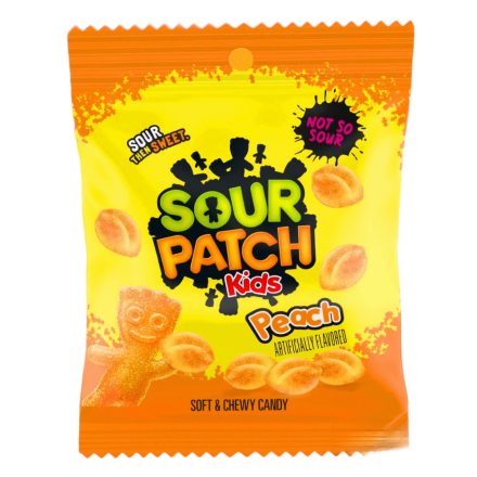 Sour Patch Kids Peach barack ízű savanyú gumicukor 102g