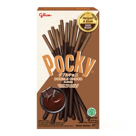 Glico Pocky csokoládé Dupla csokoládé 47g