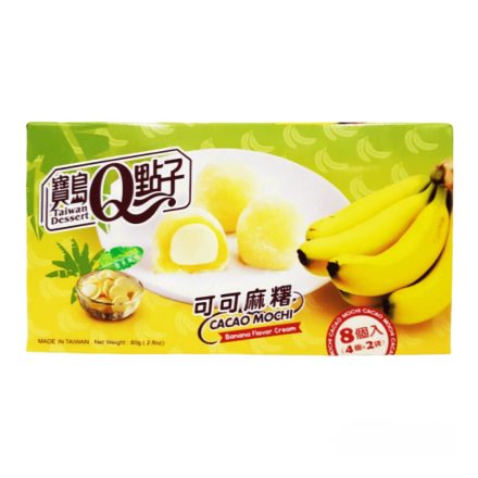 Qmochi japán süti banán ízzel 80g