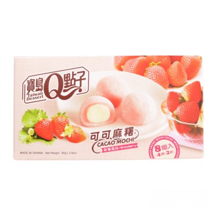 Qmochi japán süti eper ízzel 80g