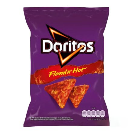 Doritos Flamin Hot csípős nacho tortilla chips 75g