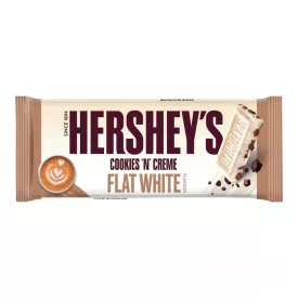   Hersheys Cookies N Creme Flat White kávés-kekszes fehér csokoládé 90g