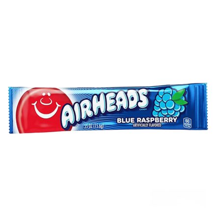 Airheads Blue Raspbery kék málnás cukorka 15,6g