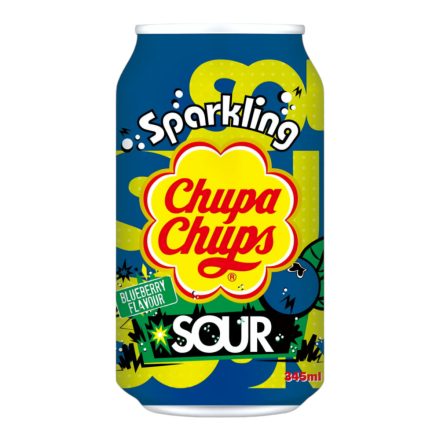 Chupa Chups savanyú áfonya ízű üdítőital 345ml