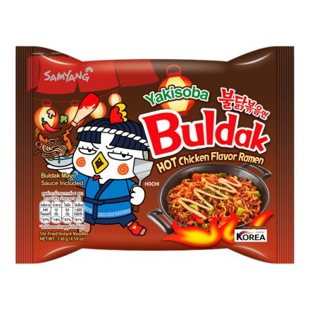 SamYang Buldak Yakisoba és csirke ízű ramen 125g