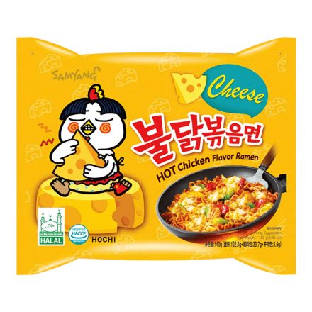 SamYang Buldak sajtos csípős csirke ízű ramen 140g