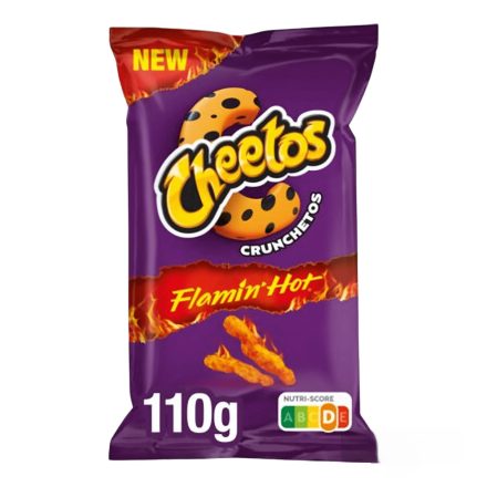 Cheetos Crunchetos Flamin Hot csípős chips 110g