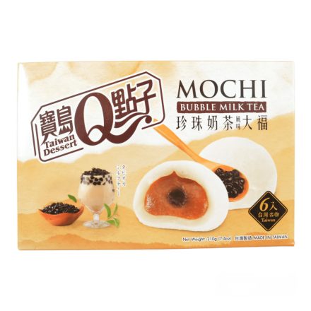 Qmochi japán sütemény buborékos tea ízzel 210g