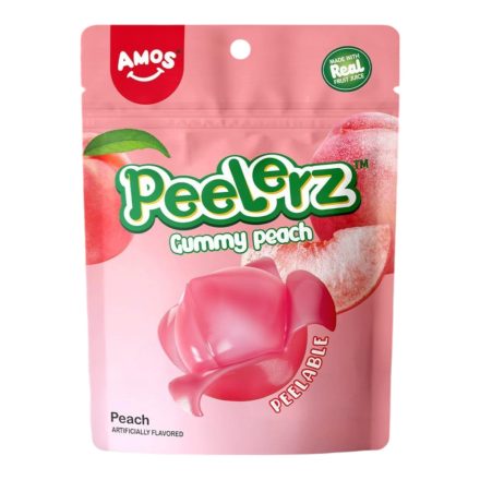 Amos Peelerz Gummy Peach Peeling Candy 170g Amerika